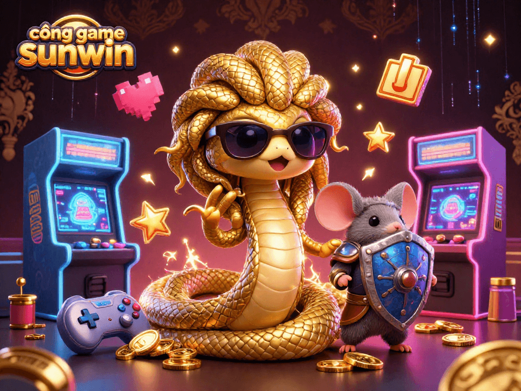 Engage in thrilling gameplay at cổng game sunwin, featuring fun characters and dynamic gaming action.