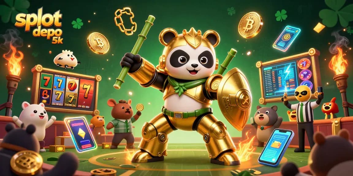 Experience the excitement of slot depo 5k with vibrant 3D elements and captivating gameplay.