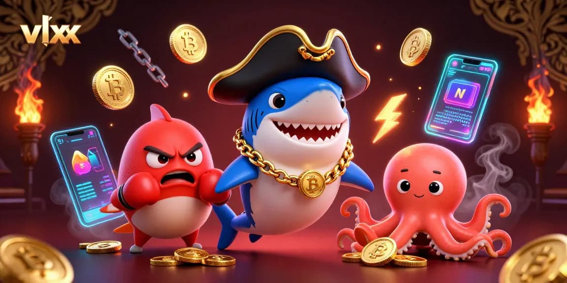 Engage with vlxx strategies in this vibrant 3D casino illustration featuring animated characters.