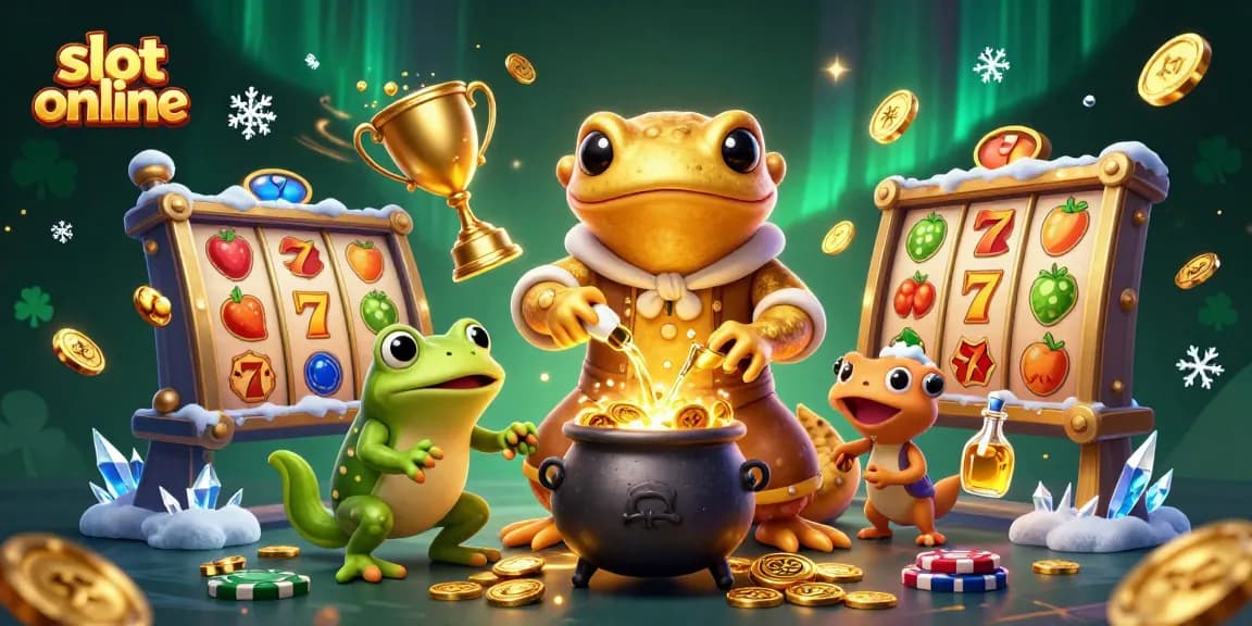 Experience exciting slot online action with golden salamander alchemist and vibrant gaming elements.