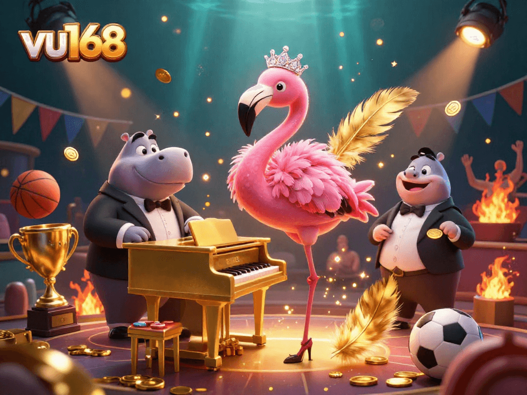 Engage in exciting sports betting action with vu168 featuring vibrant 3D characters and dynamic visuals.