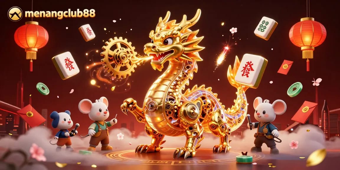 Experience the exhilarating gameplay at menangclub88 with vibrant casino-themed elements.