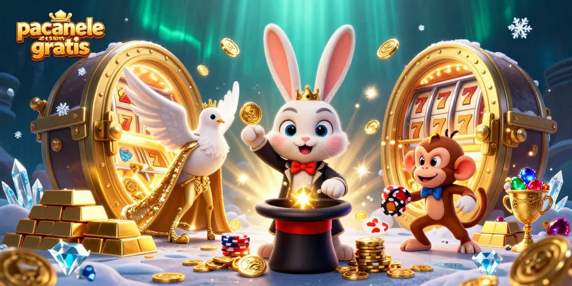 Joacă păcănele casino gratis și câștigă monede aurii într-o aventură de neuitat!