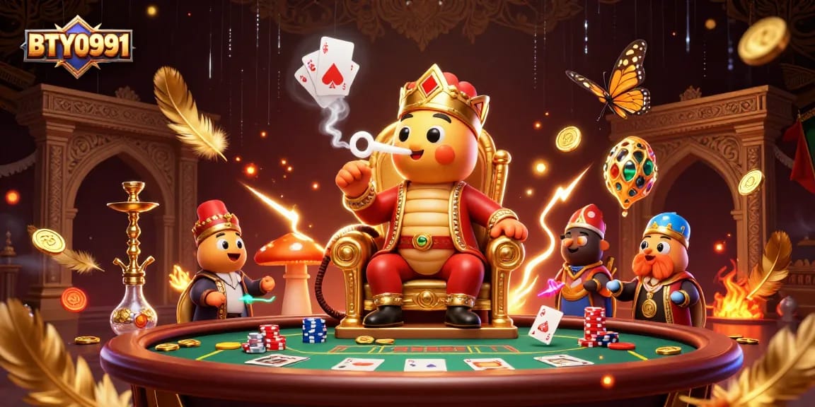 Experience thrilling poker action with BTY0991 in a vibrant casino setting