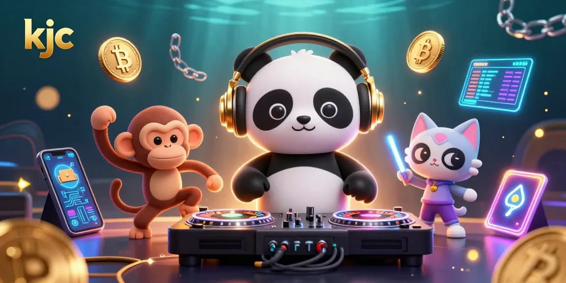 Experience vibrant gambling fun with kjc featuring 3D cartoon characters in an energetic casino scene.