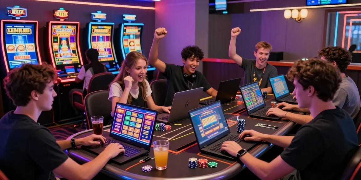 Engaging players in a vibrant online gaming atmosphere celebrating deposit tanpa minimal.