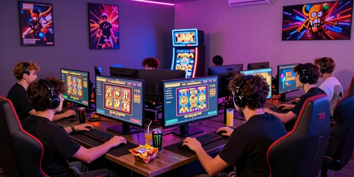 Pengalaman bermain slot vegas123 dengan pemain bersemangat dan mesin slot yang cerah.