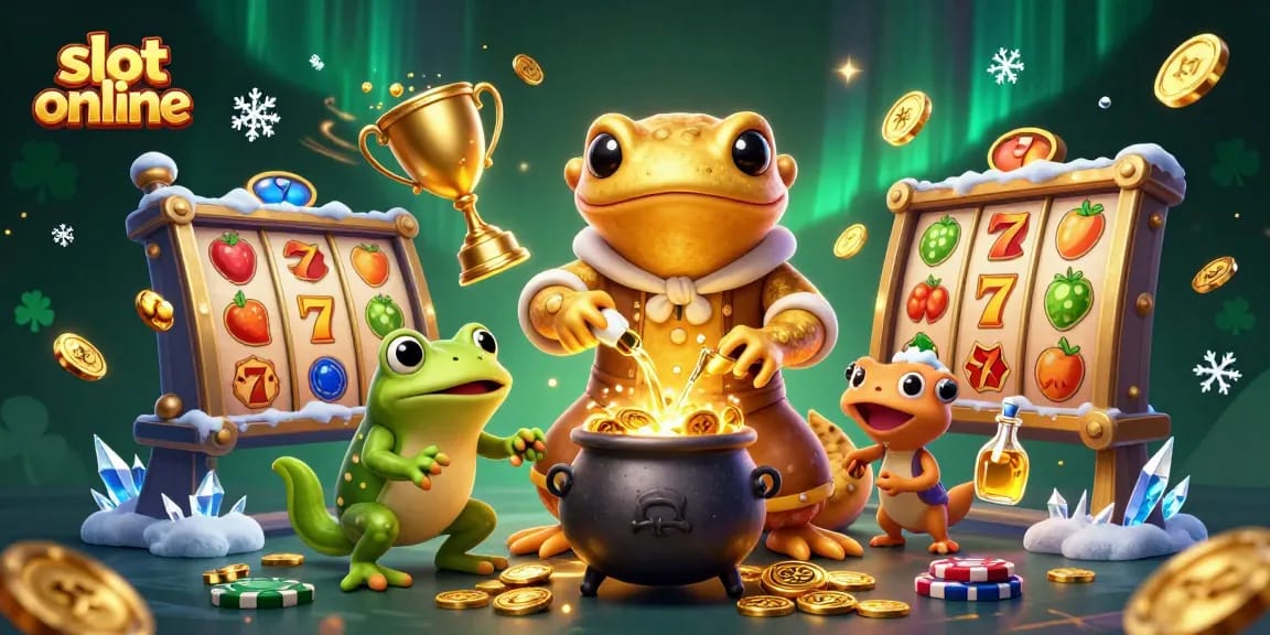 Experience exciting slot online action with golden salamander alchemist and vibrant gaming elements.