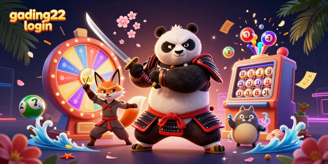 Join the fun at gading22 login, where cartoon characters engage in exciting gambling activities.