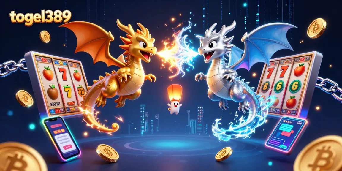 Engage players at togel389 with vibrant slot games featuring dynamic dragons and crypto elements.
