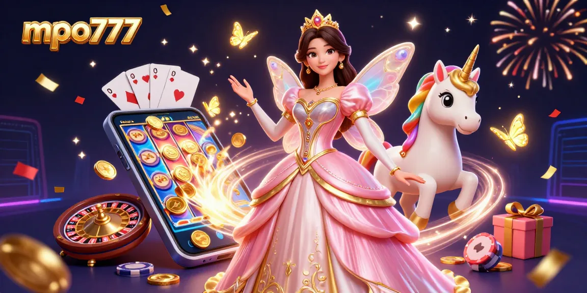 Spin the reels on mpo777's vibrant games with enchanting characters and glimmering casino action.