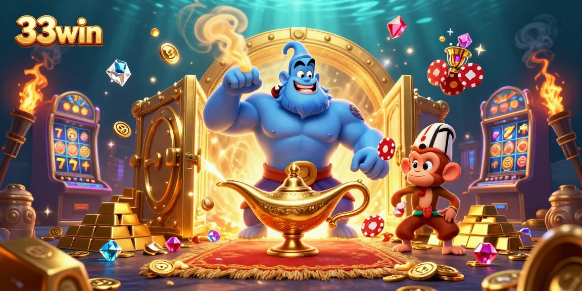 Engage with 33win's ultimate casino gaming experience featuring vibrant slots, jackpots, and magical elements.