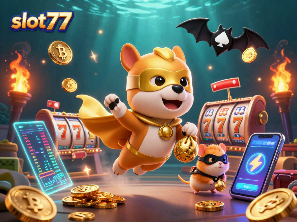 Menangkan slot777 saat bermain dengan superhero anjing dan hamster beraksi di kasino!