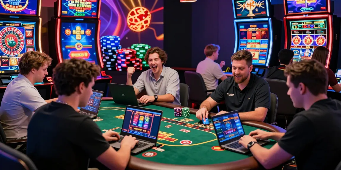 Engaging online gaming scene showcasing lotus365 players enjoying various casino games in a vibrant atmosphere.