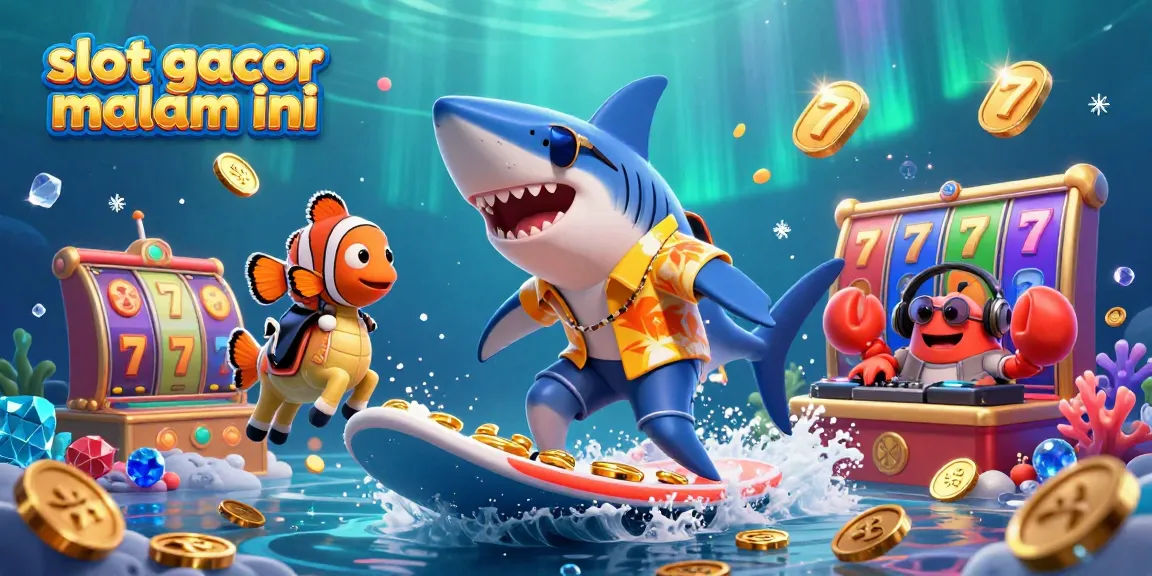 Slot gacor malam ini: perayaan permainan slot dengan karakter laut berwarna-warni