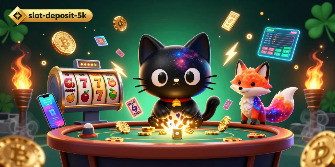 Engage in thrilling slots at slot-deposit-5k with captivating cosmic casino elements.