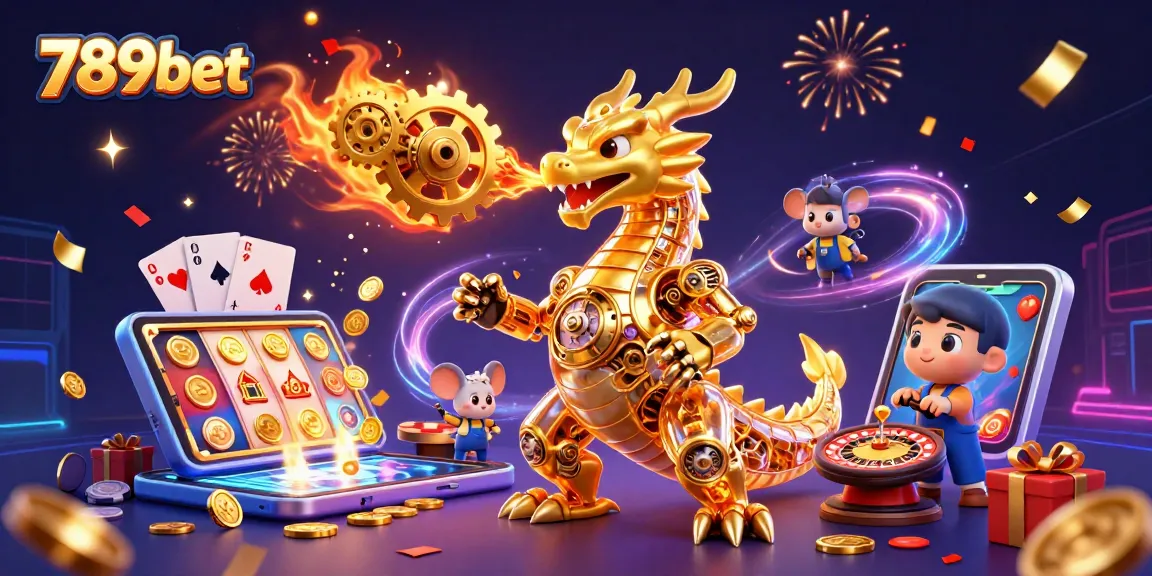 Engage with 789bet through thrilling slot games, golden coins, and a unique gaming dragon.