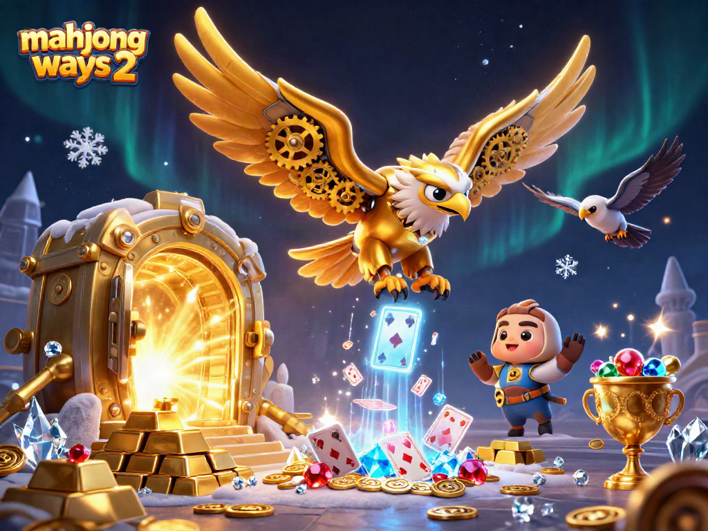 Experience thrilling gameplay with mahjong ways 2, featuring dynamic characters in a treasure-filled casino atmosphere.