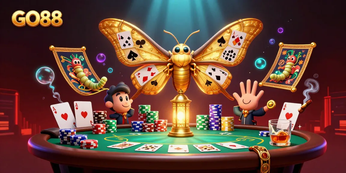 Experience the thrills of GO88 with epic poker showdowns and vibrant casino scenes.