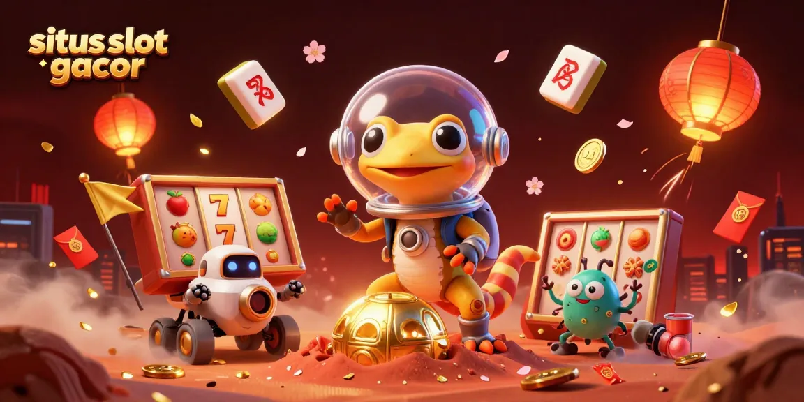 Temukan slot gacor dengan mudah melalui ilustrasi kasino Mars yang menakjubkan dan penuh warna.