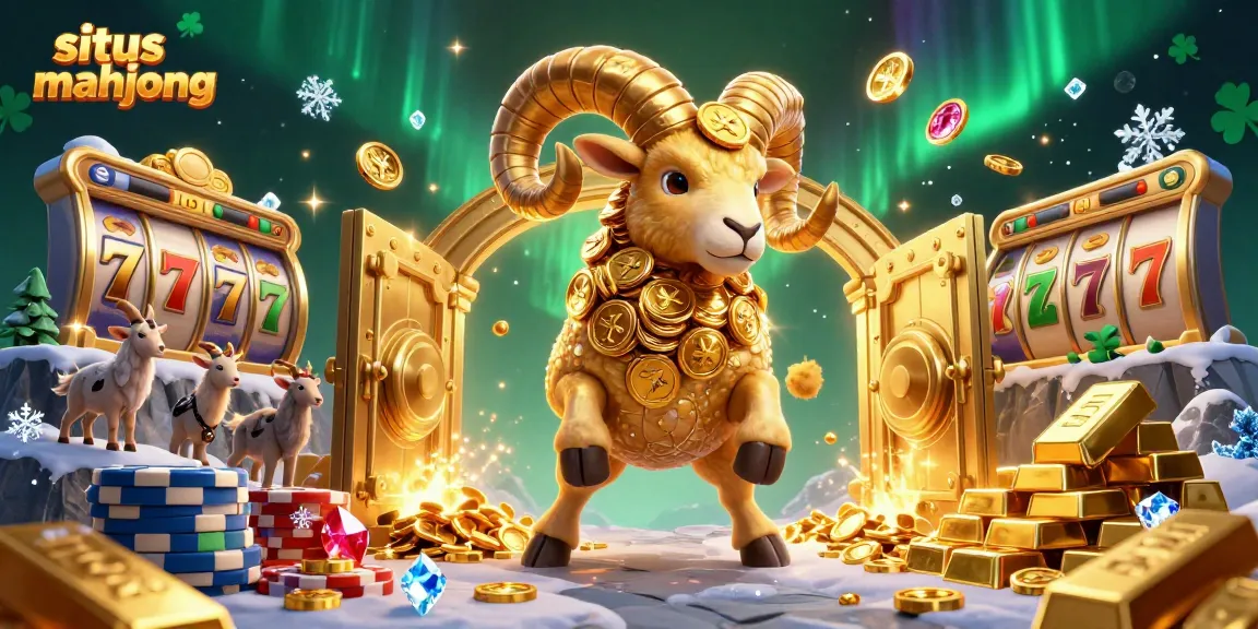 Experience excitement at situs mahjong with golden treasures, spinning reels, and jackpot winning moments.