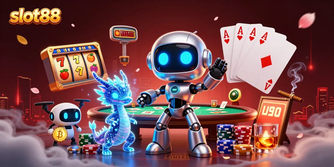 Menangkan jackpot di slot88 dengan simbol keberuntungan dan elemen kasino yang menarik.