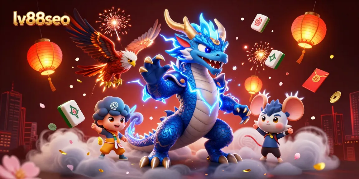Engage with lv88seo's exciting online casino experience featuring vibrant characters and dynamic elements.