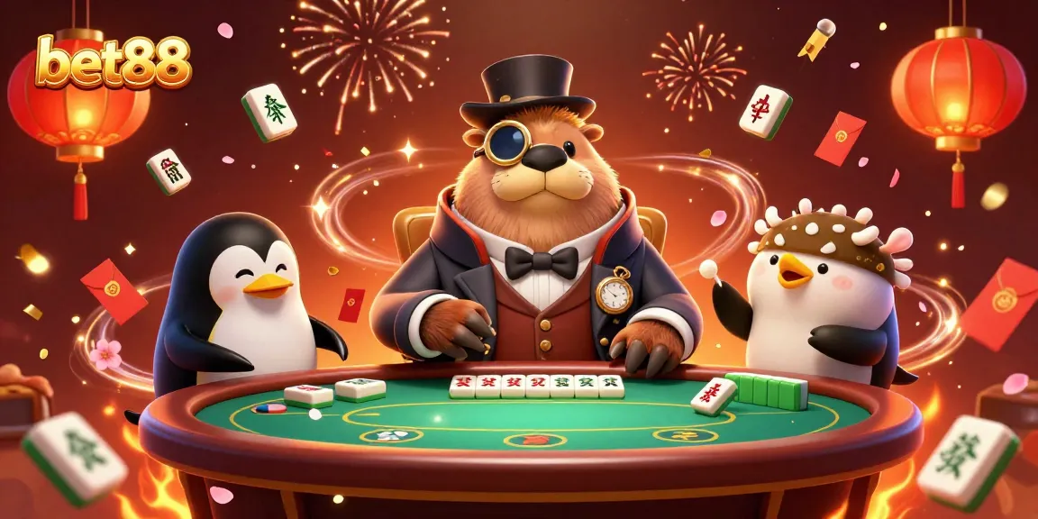 Bet88 offers an exciting poker experience with charming characters in an underwater casino setting.