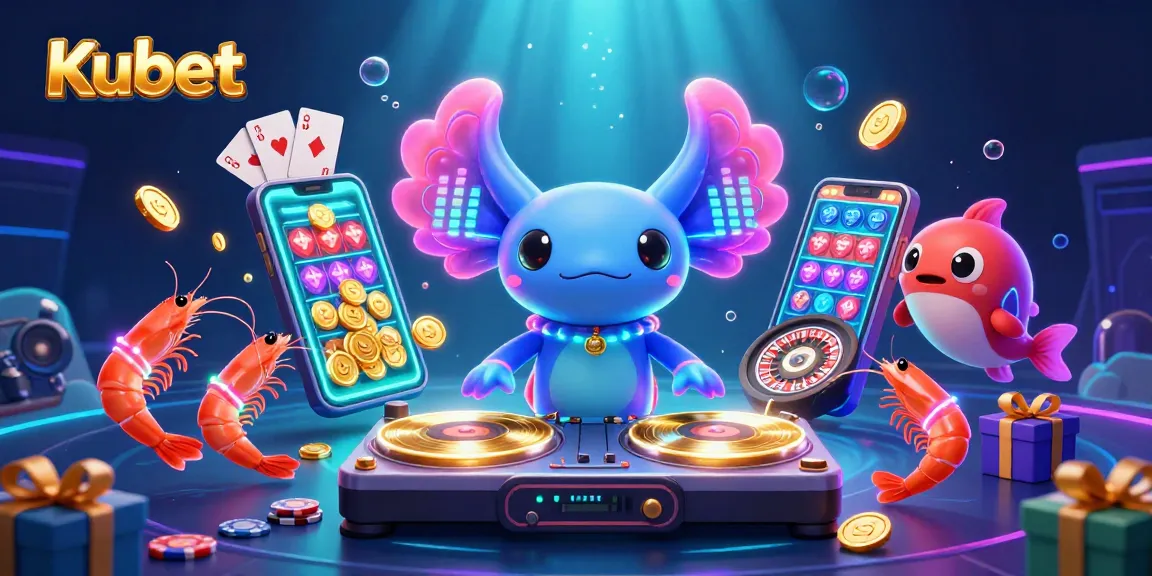 Rasakan permainan seru di Kubet dengan DJ axolotl dan jackpot slot yang dinamis.