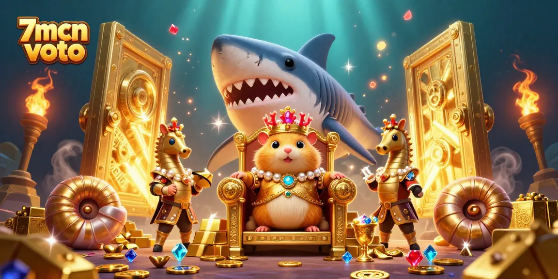 Engage with 7mcn voto's vibrant underwater casino world full of treasures and royal characters.
