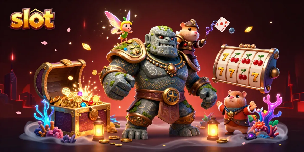 Engage in thrilling slot adventures with the golem guardian, lucky symbols, and magical companions.