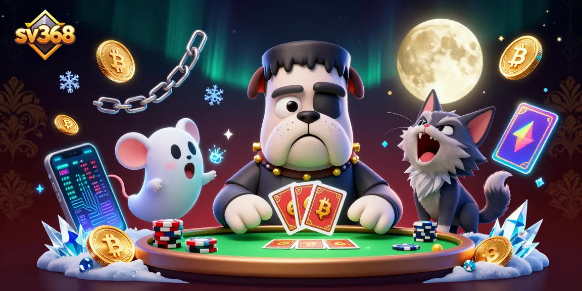 Experience the thrill of sv368 as characters engage at a lively casino-themed table, enriching gameplay.