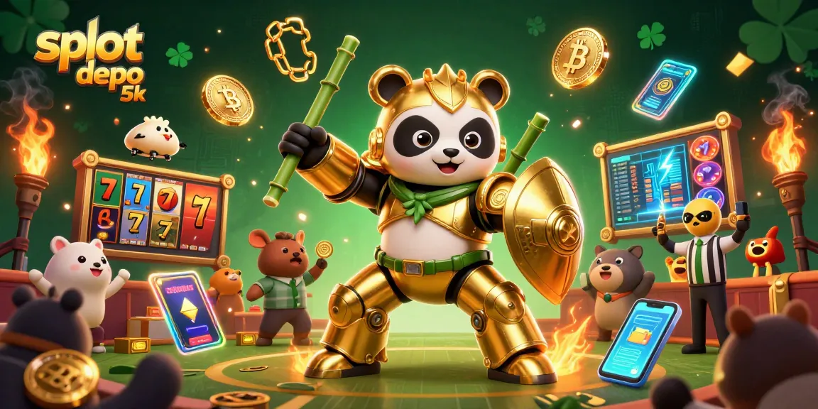 Experience the excitement of slot depo 5k with vibrant 3D elements and captivating gameplay.