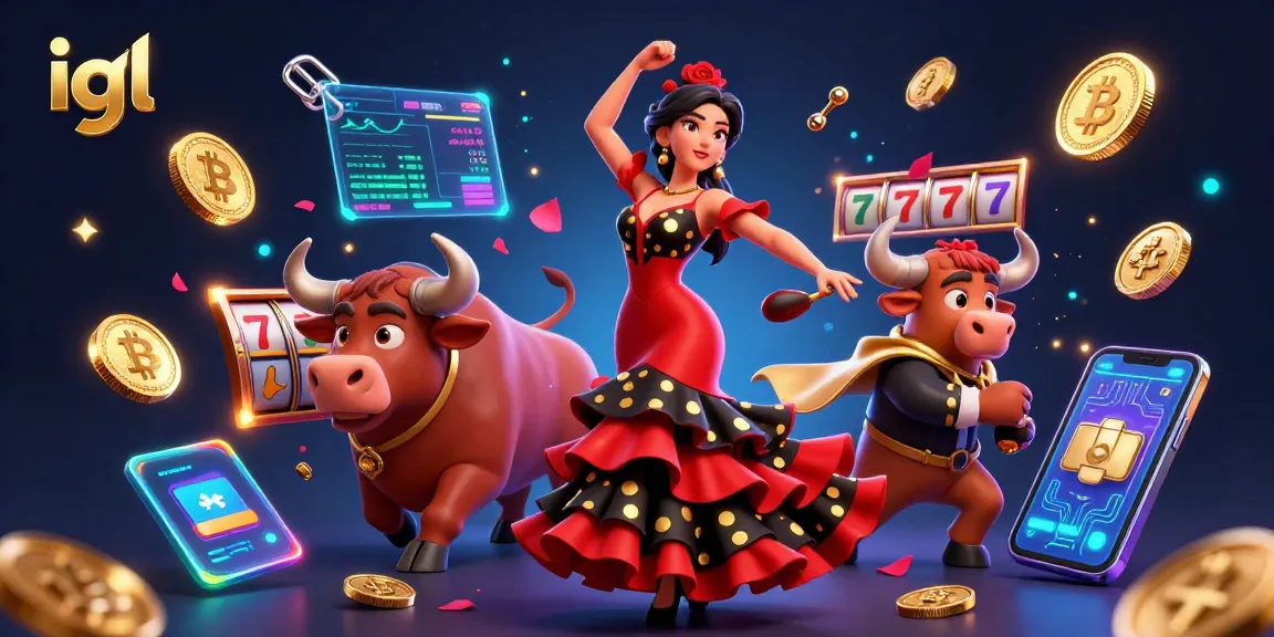 Experience igl gaming excitement with a dynamic 3D illustration of casino action and rewards.