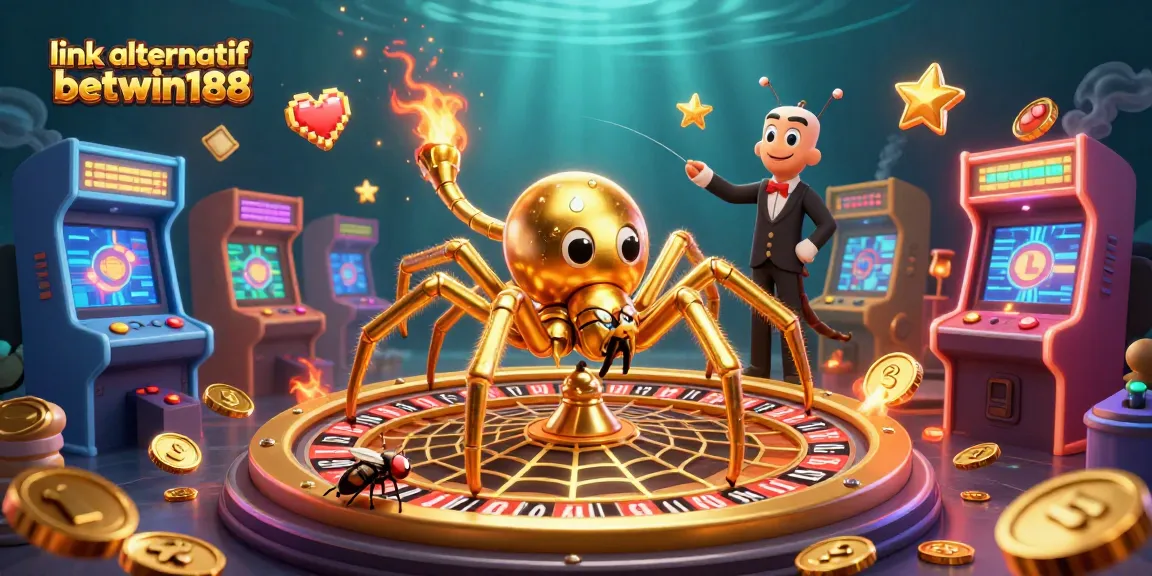 Spin into excitement with link alternatif betwin188 at this vibrant casino scene.