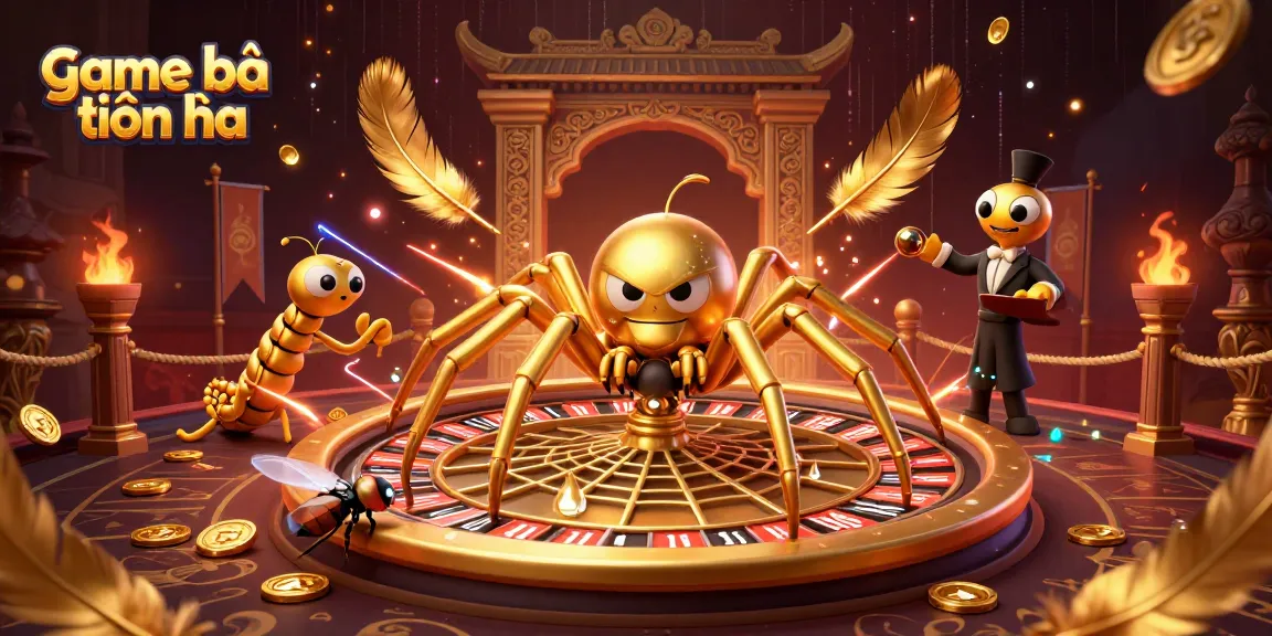 Engage in the thrilling game bài tiến lên with nervous fly placing bets amidst a vibrant 3D casino scene.