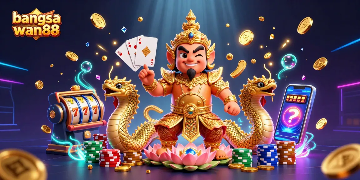 Experience the excitement at bangsawan88 with vibrant slot machines and colorful casino elements.