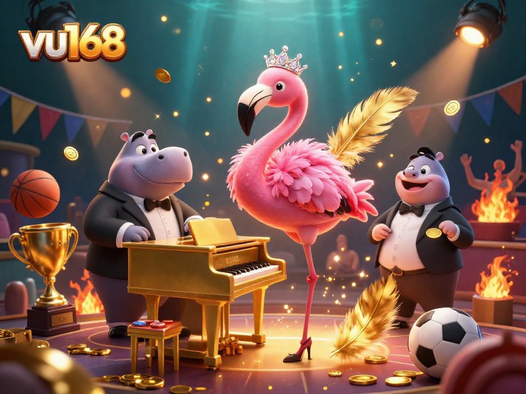 Engage in exciting sports betting action with vu168 featuring vibrant 3D characters and dynamic visuals.