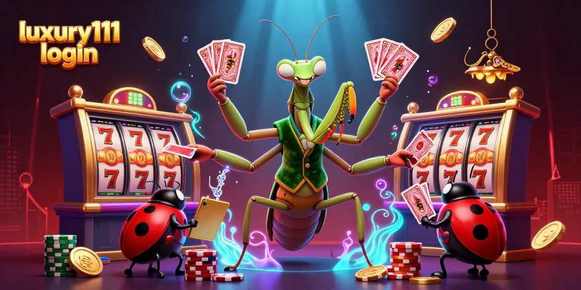 Win big with luxury111 login in this vibrant 3D casino scene filled with exciting gaming elements.