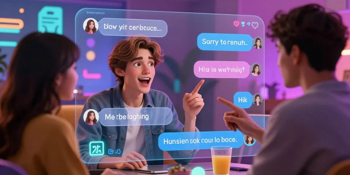 Engaging nsfw ai chat experience with animated character interaction.