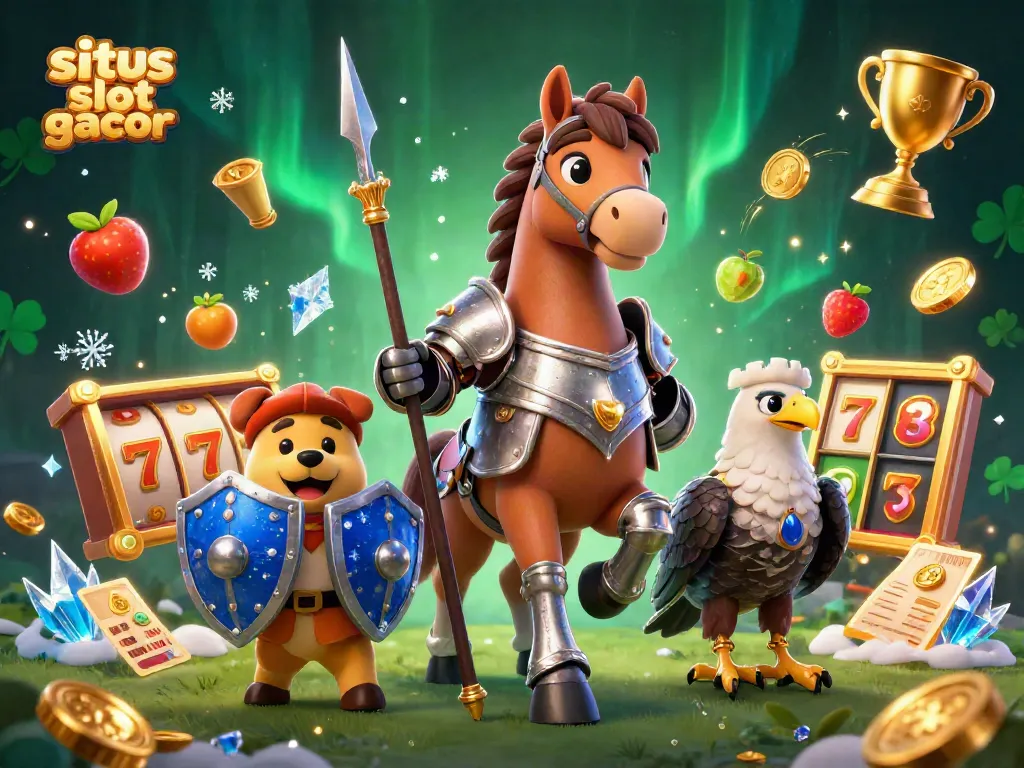 Bermain dengan semangat di situs slot gacor dengan simbol keberuntungan dan elemen permainan yang menggoda.