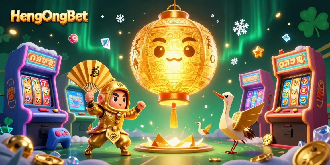 Engage and win with HengOngBet's vibrant, immersive casino scene celebrating slots and excitement.