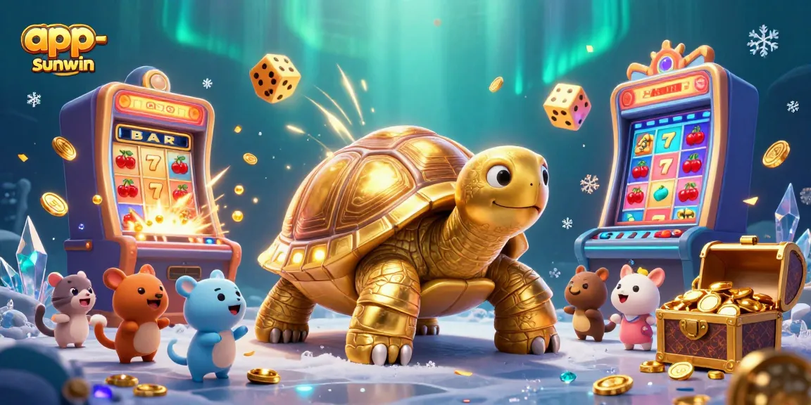 Experience winning with app-sunwin in a vibrant casino scene featuring games and excitement.