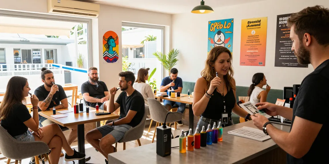 Can you vape in Cyprus? Responsible vaping scene with CBD products and photo ID verification.