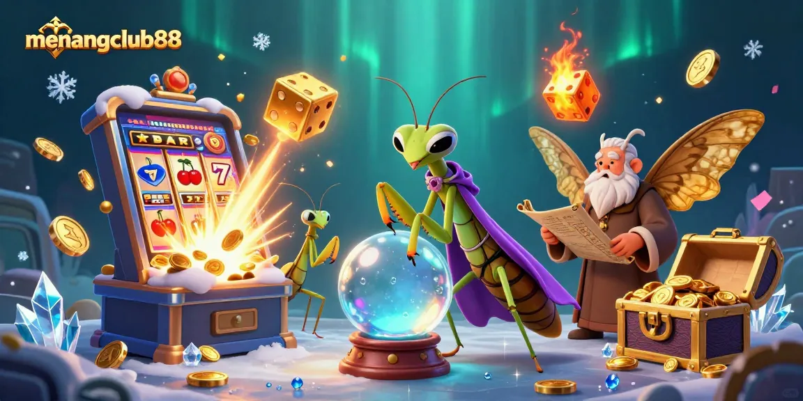 Experience high-stakes excitement with menangclub88, featuring dynamic casino elements and mystical characters.