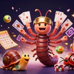 Engage with man88's vibrant 3D illustration featuring a cartoon dealer and high-roller in an exciting casino atmosphere.