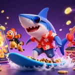 Experience thrilling gameplay at go88 with a colorful slot game featuring dynamic characters and casino elements.