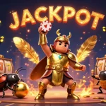 Spin to win with the captivating slot modal 5k scene showcasing wins and excitement in a vibrant setting.