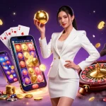 Experience winning thrills on trang chủ 789win with vibrant casino gaming elements in this rich 3D illustration.