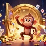 Experience thrilling gameplay at GO88 in this detailed casino illustration featuring golden treasures.